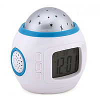 Тор! Електронний годинник-проєктор зоряного неба, нічник 1038 світильник