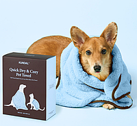 Микрофибровое полотенце для домашних животных Kundal Pet Towel