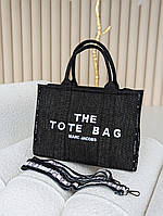 Сумка жіноча THE jacquard medium TOTE BAG текстиль графіт