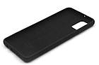 Чохол силіконовий для Samsung A31 (A315) Silicone Case Full (Чорний), фото 3