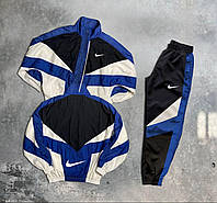 Мужской спортивный комплект разноцветный брюки и ветровка Nike Denwer P Чоловічий спортивний комплект найк