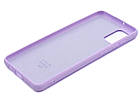 Чохол силіконовий для Samsung A31 (A315) Silicone Case Full (Бузковий), фото 4