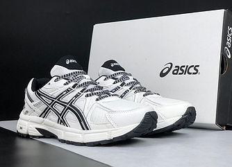 Жіночі кросівки Asics Gel-Kahana 8 White Black Взуття Асикс Кахана білі з чорним