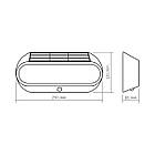 LED світильник автономний настінний IP54 VIDEX VL-BHSO-001-S 500Lm 5000K, фото 10