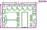 Аудіопідсилювач звуковий D-класу TDA8932 30W, фото 4