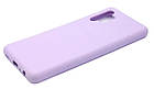 Чохол силіконовий для Samsung A32 4G (A325) Silicone Case Full (Бузковий), фото 3