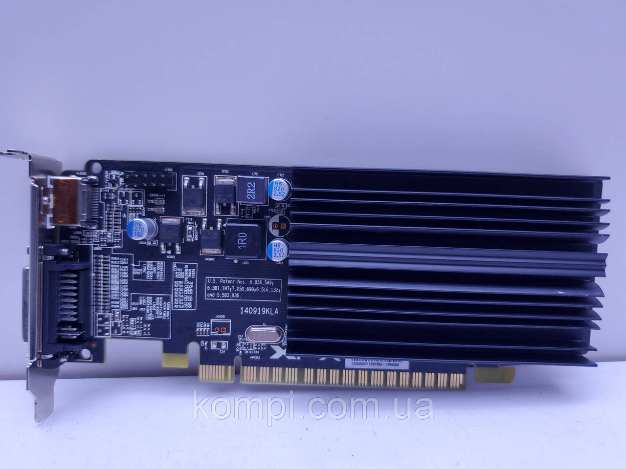 Відеокарта XFX Radeon HD 5450 1GB (Low profileI,GDDR3,64 Bit,PCI-Ex,Б/у)
