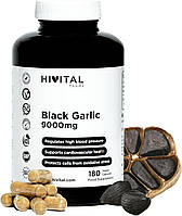 Черный чеснок 9000 мг Hivital Foods 180 капсул