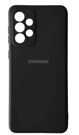 Чохол силіконовий для Samsung A33 5G (A336) Silicone Case Full (Чорний)