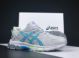 Чоловічі жіночі кросівки Asics Gel-Kahana 8 Gray blue Взуття Асикс Кахана сірі з блакитним весна літо