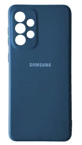 Чохол силіконовий для Samsung A33 5G (A336) Silicone Case Full (Синій)