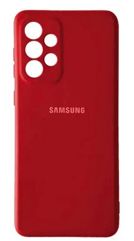 Чохол силіконовий для Samsung A33 5G (A336) Silicone Case Full (Червоний)