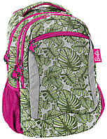 Красочный женский рюкзак 25L Paso Barbie Tropical Leaves Denwer P Барвистий рюкзак жіночий 25L Paso Barbie