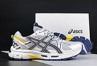 Женские кроссовки Asics Gel-Kahana 8 White blue Обувь Асикс Гель Кахана бело-синие весна лето