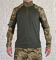 Боевая рубашка убакс пиксель Форма тактическая для ЗСУ кофта Ubacs армейская рубашка мультикам штурмовая EWQ