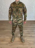 Форма мультикам ріп-стоп кітель та штани статутна для військових костюм тактичний камуфляжний multicam ЗСУ літо EWQ