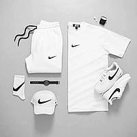 Мужской спортивный летний комплект шорты и футболка nike Denwer P Чоловічий спортивний літній комплект найк