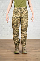 Штаны армейские пиксель рип-стоп женские боевые брюки камуфляжные пиксельные летние тактические зсу Rip-stop