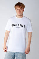 Мужская футболка с патриотичным принтом 48, белый