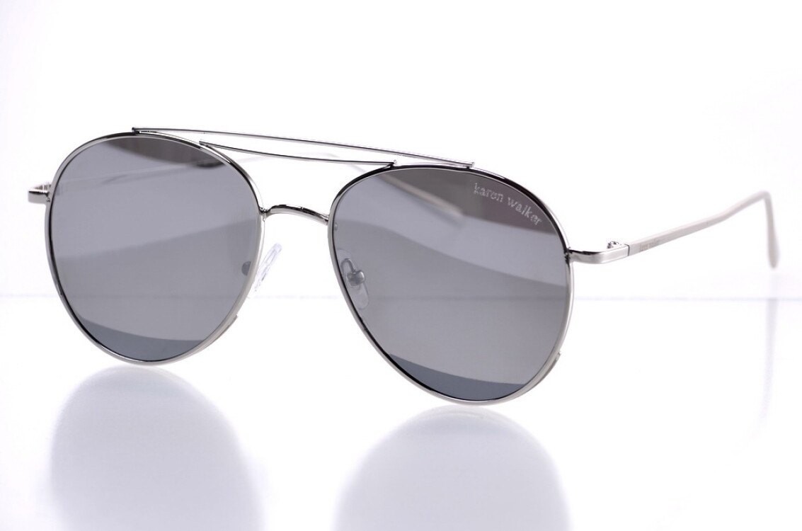Авіатори жіночі класичні сонцезахисні окуляри для жінок на літо Karen Walker Denwer P