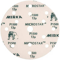 Круг абразивний шліфувальний (15 отворів) Mirka MicroStar, Ø 150 мм P800