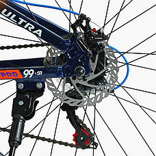 Велосипед Спортивний Corso «ULTRA» 26" дюймів UL-26041 (1) рама алюмінієва 13’’, обладнання Shimano 21, фото 3