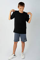 Спортивные шорты для мальчика-подростка 152, темно-серый