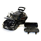 Іграшкова машинка металева Audi RS6 ауді чорна звук світло відкр двері багажник капот багажник Автосвіт 1:32, 15*7*5см (AP-2092), фото 4