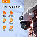 Wi-Fi IP камера IMOU Cruiser Dual 10MP (5+5), камера відеоспостереження, фото 5