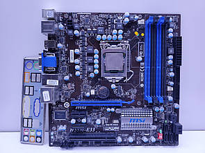 Материнська плата s1156 MSI H55M-E33 (Socket 1156,DDR3,б/у)