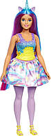 Лялька Барбі Єдиноріжка з Дрімтопії Barbie Dreamtopia Unicorn Doll Mattel HGR20