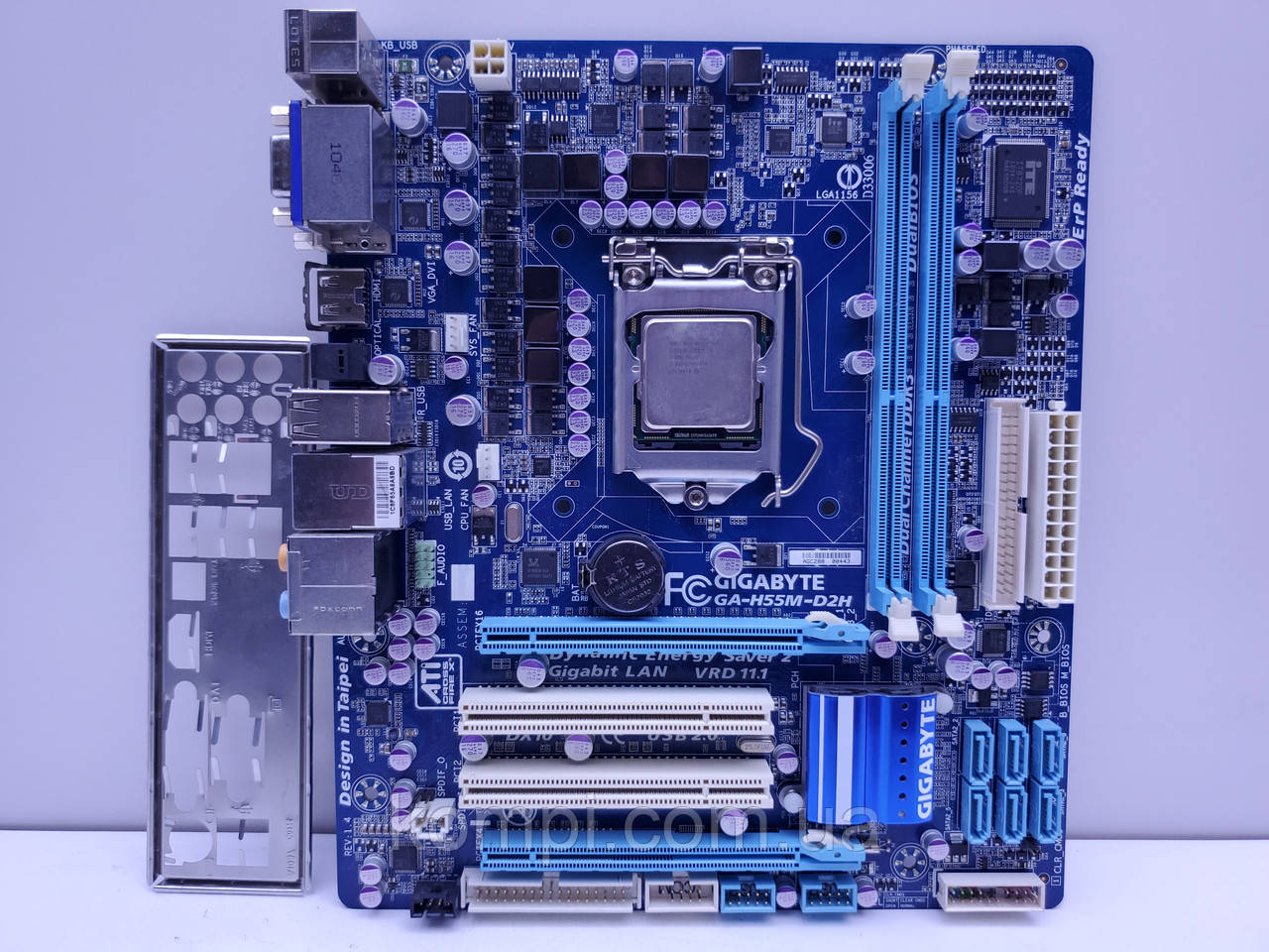 Материнська плата s1156 Gigabyte GA-H55M-D2H (Socket 1156,DDR3,б/у)