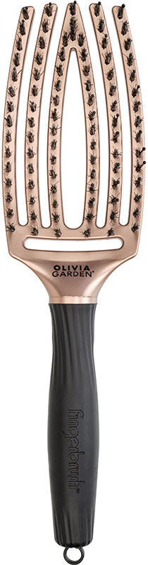 Щітка FingerBrush Care Iconic Boar&Nylon Trinity Bronze Olivia Garden