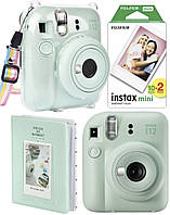 Подарочный Набор Fujifilm INSTAX Mini 12 Mint Green Зеленый Фотокамера моментальной печати