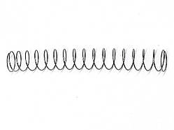 Пружина стистення нержавіюча 0.3*6*45мм