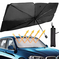Зонт для авто на лобовое стекло козырек шторка для авто солнцезащитный 79X145см Techo