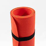 Килимок для йоги та фітнесу EVA (йога мат, каремат спортивний) 120х60 см OSPORT Yoga Pro Mini 3мм (OF-0243) Червоний, фото 8