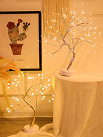 Настольный cветильник DIY Auelife 108 Led дерево гирлянда Бонсай Auelife Теплый свет Techo