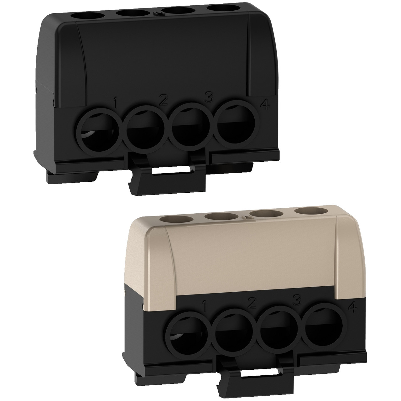 Комплект клемних блоків Ph/Ph, 8 виходів, 63А (арт. R9H13405P), фото 1