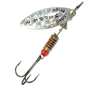 Вертушка Mepps Aglia Long Rainbo No2 Срібло 7 г