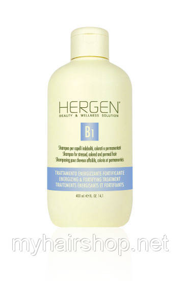Шампунь для ослабленого, фарбованого та завитого волосся BES Hergen B1 SHAMPOO PER CAPELLI INDEBOLITI 400 мл
