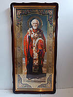 Ікона храмова Микола Чудотворець 120х60см