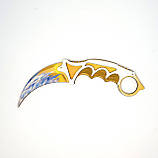 Дерев'яний Дитячий Ніж "КЕРАМБІТ FROZEN" Лід з STANDOFF 2, іграшкова зброя, фото 3