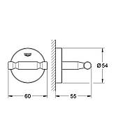 Крючок для халата Grohe Bau Cosmopolitan Neutral (40461001) D_765