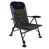 Крісло розкладне Bo-Camp Pike Black/Grey/Green (1204110) D_5982