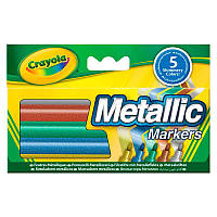 Набор фломастеров цвета металлик, 5 штук, Crayola
