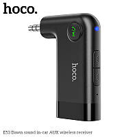 Аудиоадаптер универсальный HOCO Dawn sound in-car AUX wireless receiver E53 |10Hours|