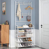 Универсальная вешалка для одежды New simple floor clothes rack 5 полок Techo