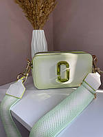 Жіноча сумка Marc Jacobs LOGO light green Марк Джейкобс салатова 0055