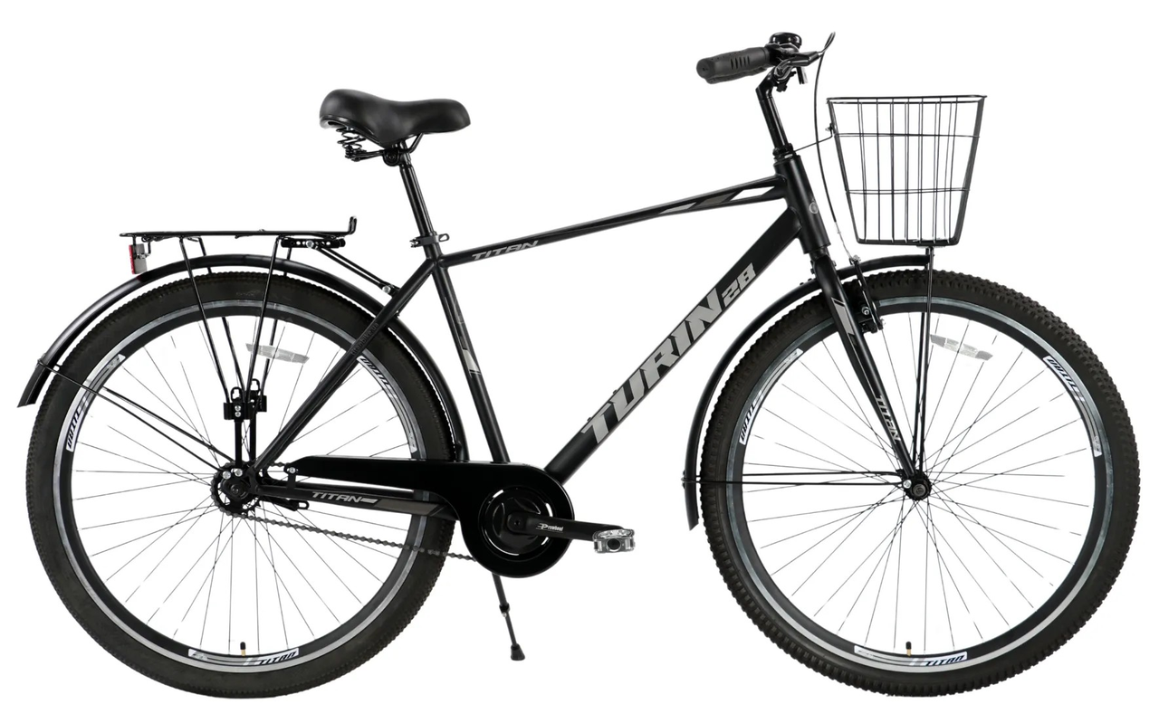 Велосипед 28" Turin 2024 Рама-18" grey-black